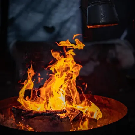 דירה Spacious Lapland Vacation With Private Sauna & Lappish Fire Hut רובניימי