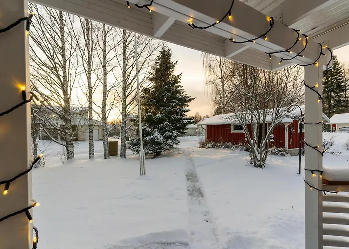 Spacious Lapland Vacation With Private Sauna & Lappish Fire Hut Apartamento *