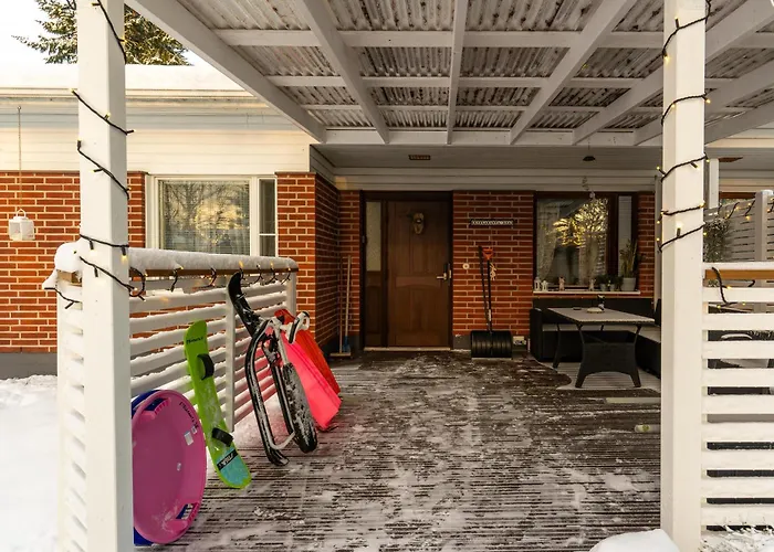 Spacious Lapland Vacation With Private Sauna & Lappish Fire Hut