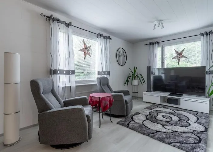 Spacious Lapland Vacation With Private Sauna & Lappish Fire Hut Apartamento Rovaniemi