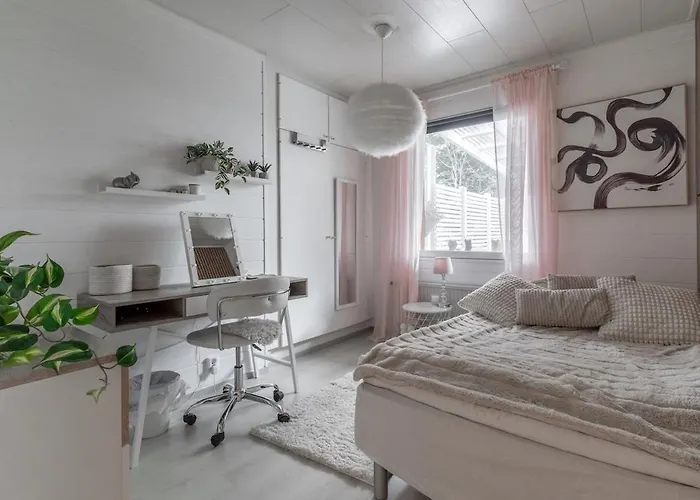 Daire Spacious Lapland Vacation With Private Sauna & Lappish Fire Hut Rovaniemi