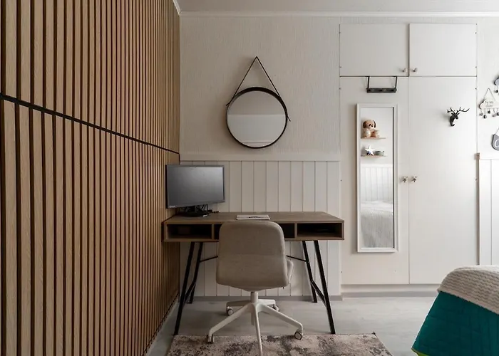 Apartamento Spacious Lapland Vacation With Private Sauna & Lappish Fire Hut