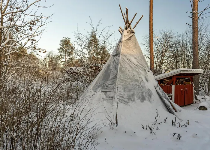 Spacious Lapland Vacation With Private Sauna & Lappish Fire Hut Apartamento *