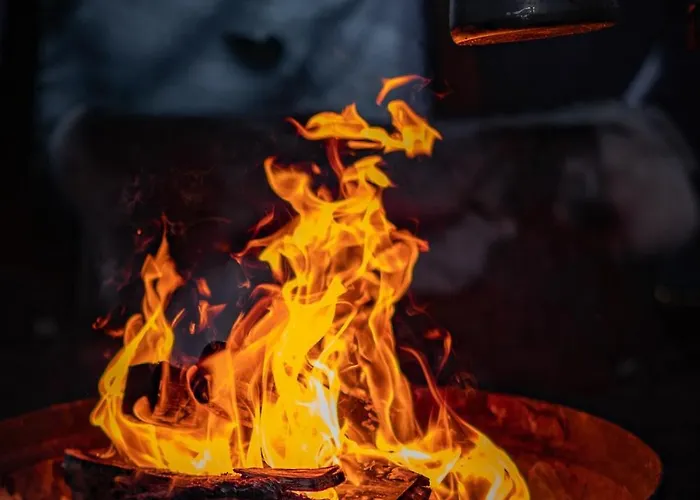 Daire Spacious Lapland Vacation With Private Sauna & Lappish Fire Hut Rovaniemi