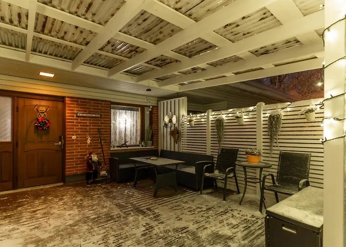 Spacious Lapland Vacation With Private Sauna & Lappish Fire Hut Apartamento