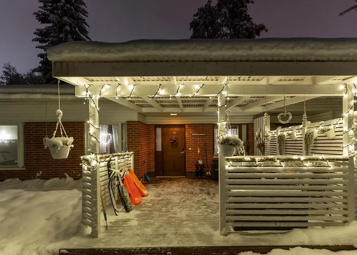 Spacious Lapland Vacation With Private Sauna & Lappish Fire Hut *